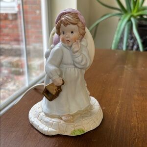 Wee Willie Night Light Vintage 1989 Nursery Figurine Made by The Good Company